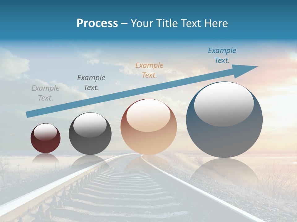 Outdoor Railway Abstract PowerPoint Template