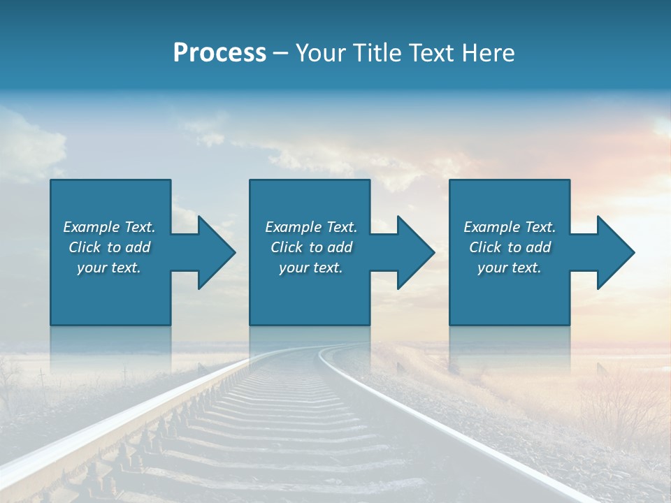 Outdoor Railway Abstract PowerPoint Template