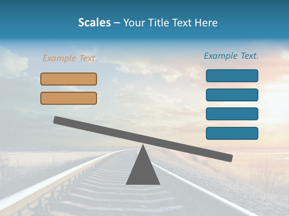 Outdoor Railway Abstract PowerPoint Template
