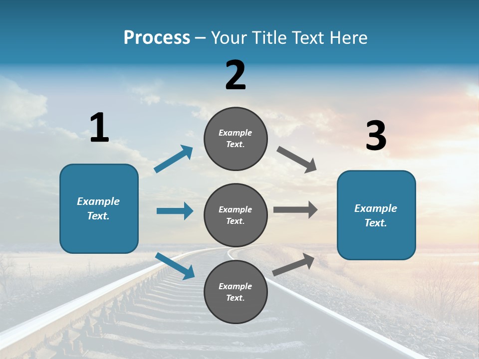 Outdoor Railway Abstract PowerPoint Template