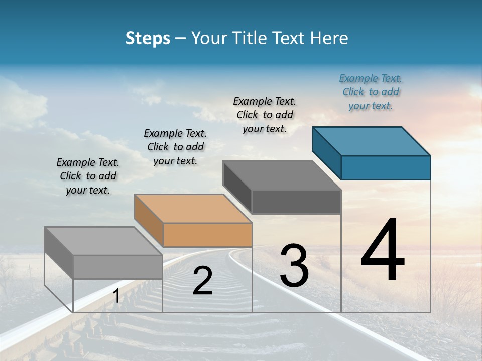 Outdoor Railway Abstract PowerPoint Template