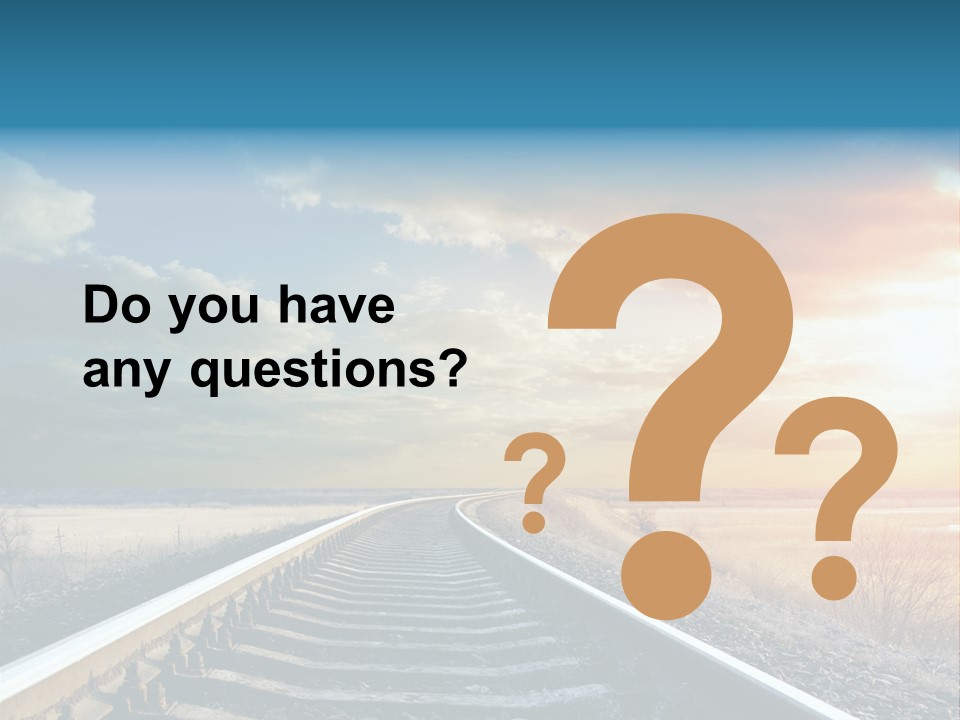 Outdoor Railway Abstract PowerPoint Template