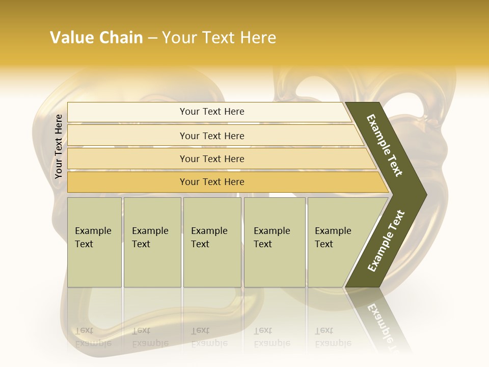 Oposites Tragedy Performing PowerPoint Template