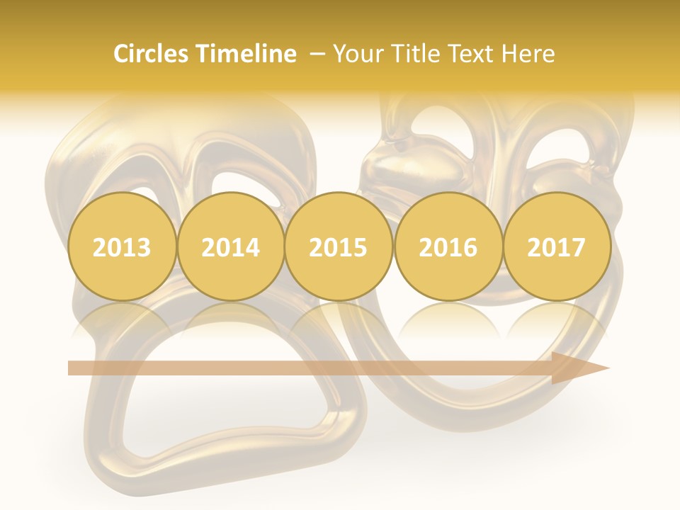 Oposites Tragedy Performing PowerPoint Template