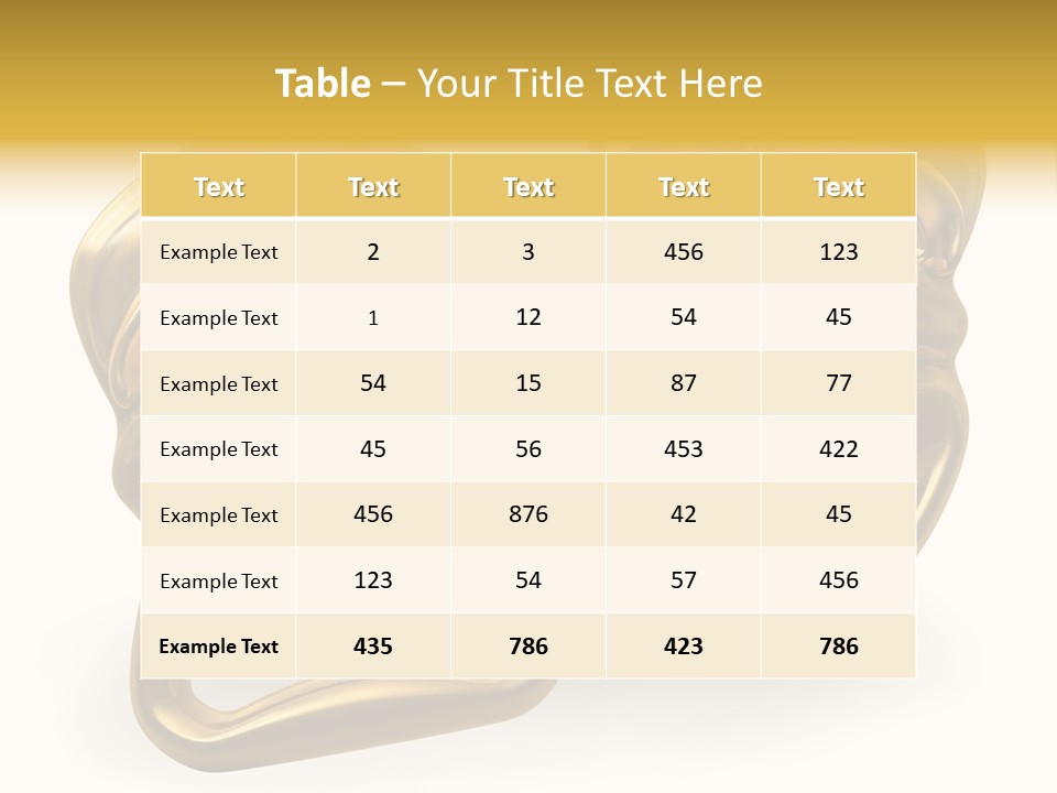 Oposites Tragedy Performing PowerPoint Template