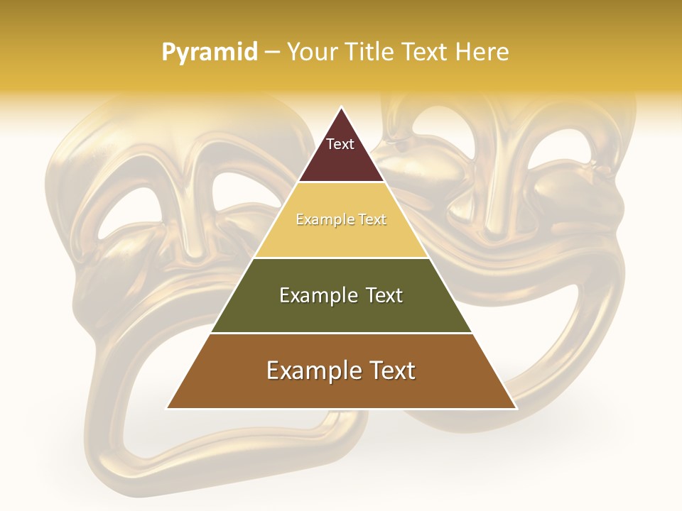 Oposites Tragedy Performing PowerPoint Template