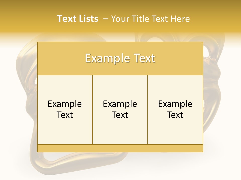 Oposites Tragedy Performing PowerPoint Template