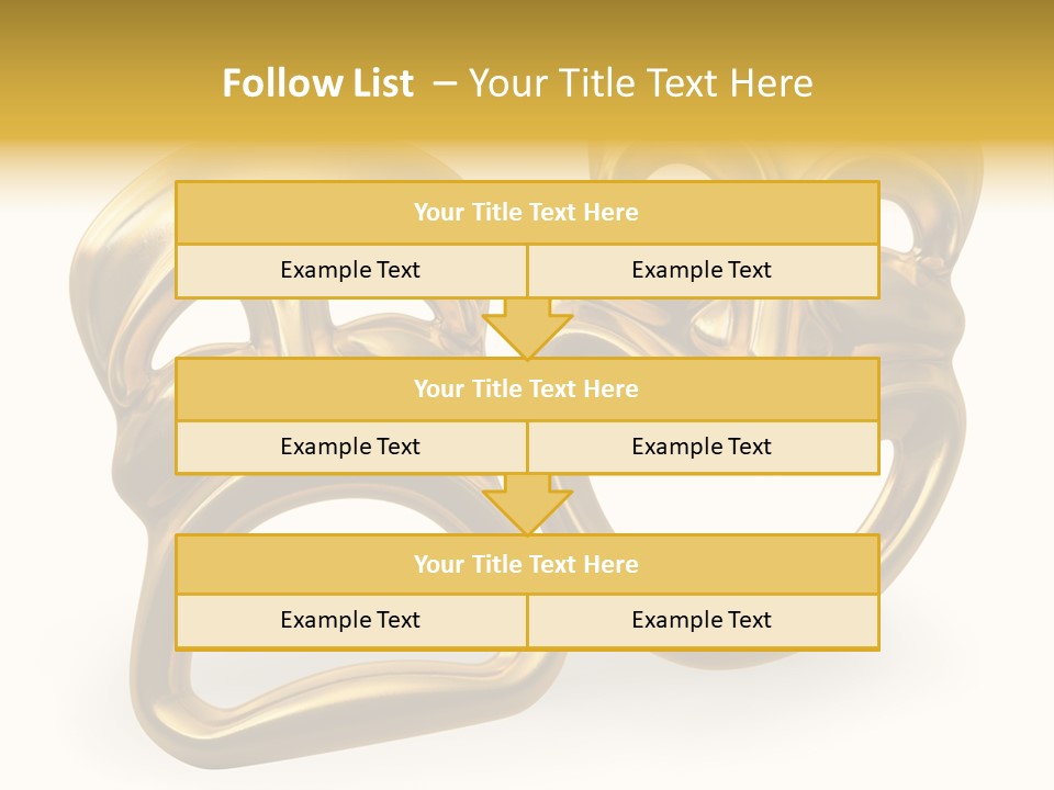 Oposites Tragedy Performing PowerPoint Template