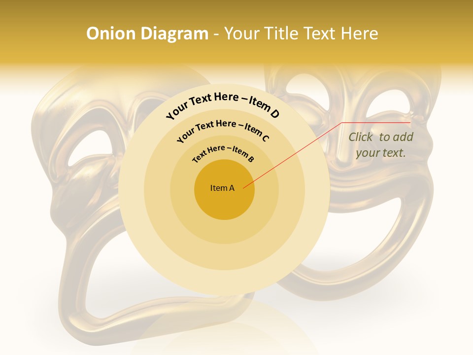 Oposites Tragedy Performing PowerPoint Template