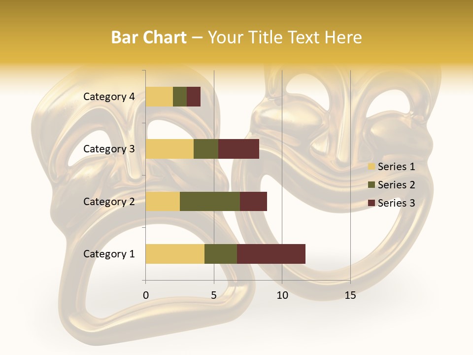 Oposites Tragedy Performing PowerPoint Template