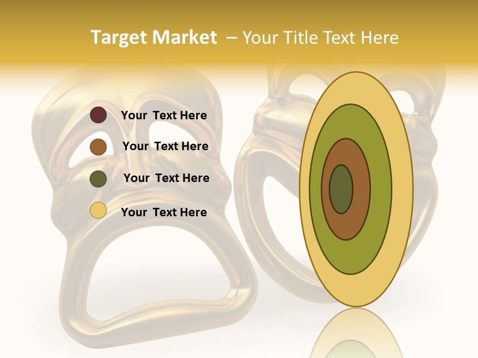 Oposites Tragedy Performing PowerPoint Template