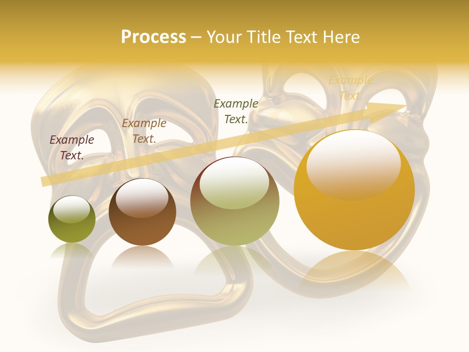 Oposites Tragedy Performing PowerPoint Template