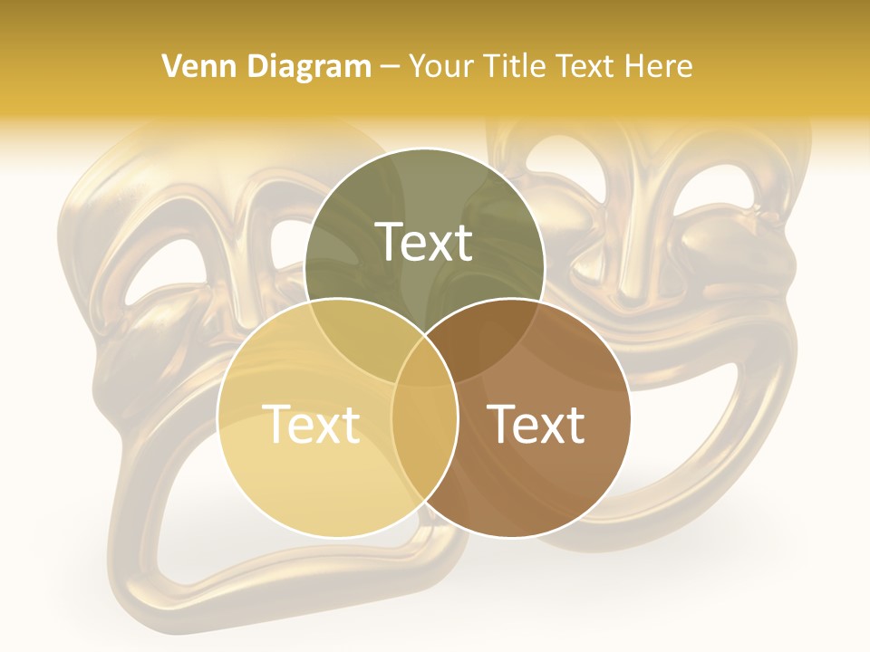 Oposites Tragedy Performing PowerPoint Template