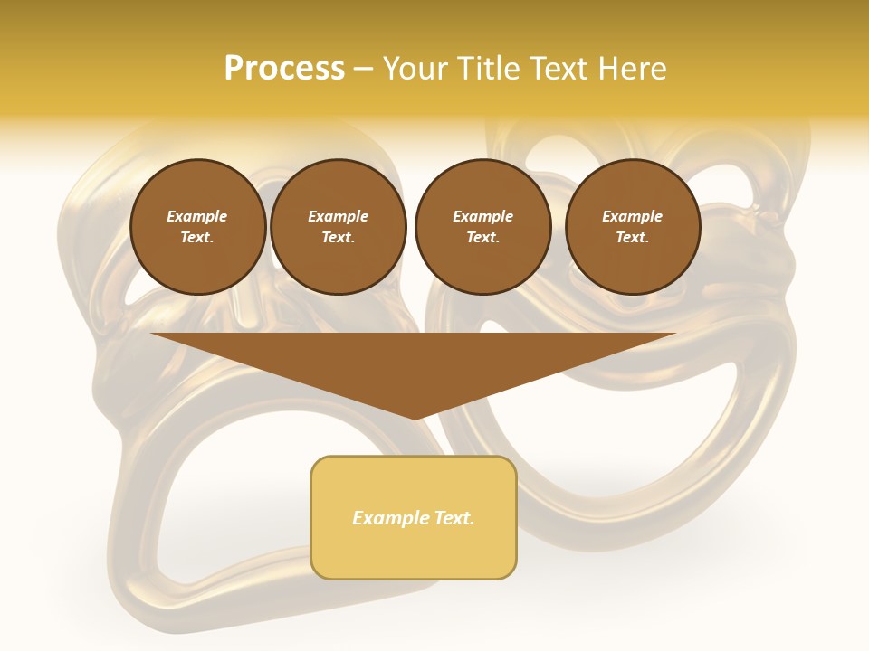 Oposites Tragedy Performing PowerPoint Template