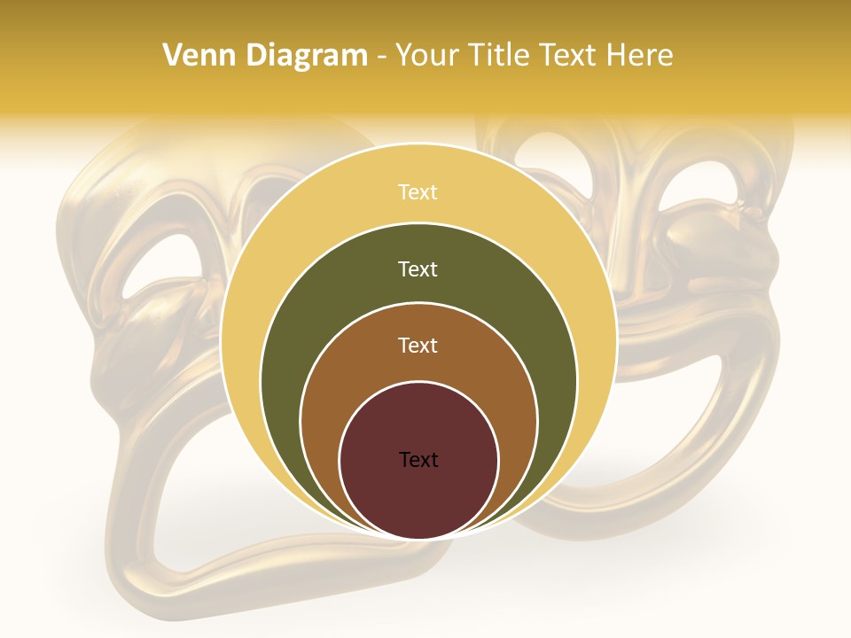 Oposites Tragedy Performing PowerPoint Template
