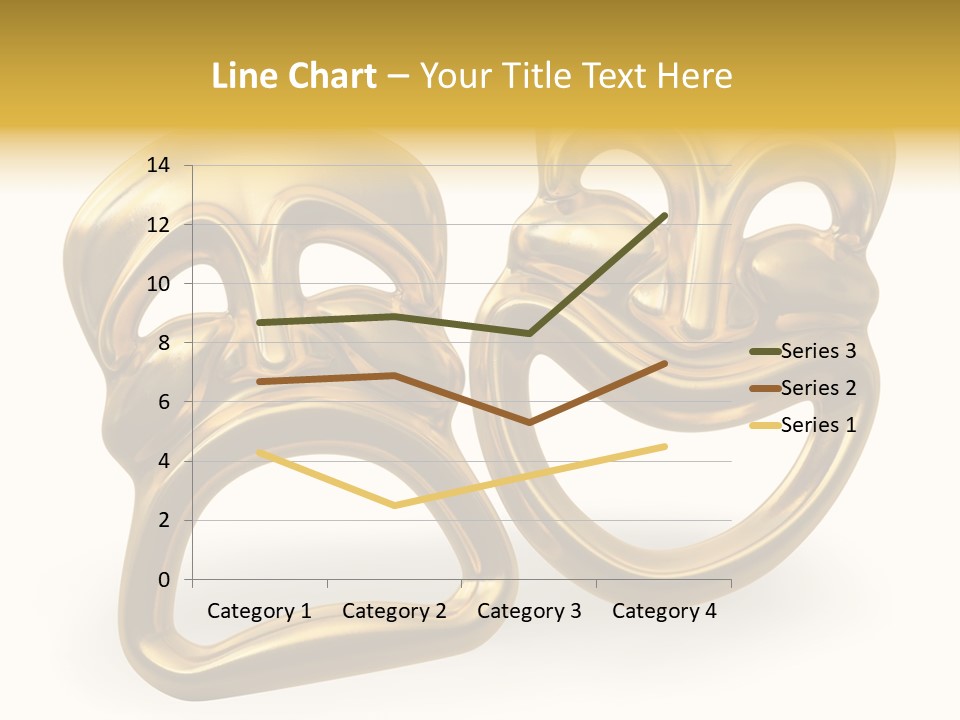 Oposites Tragedy Performing PowerPoint Template