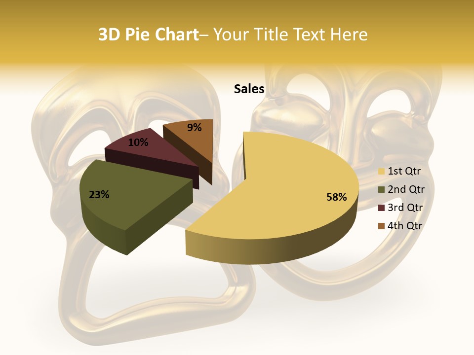 Oposites Tragedy Performing PowerPoint Template