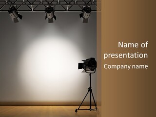 Award Movie Industry Illustration PowerPoint Template