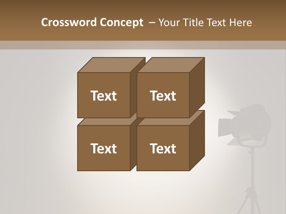 Award Movie Industry Illustration PowerPoint Template