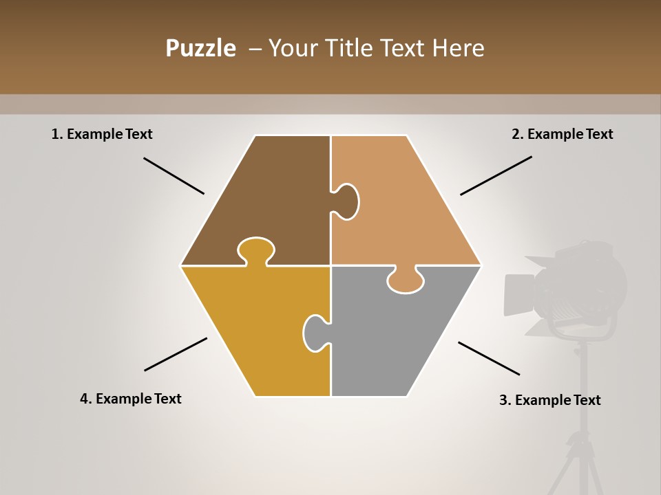 Award Movie Industry Illustration PowerPoint Template