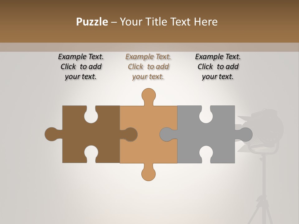 Award Movie Industry Illustration PowerPoint Template