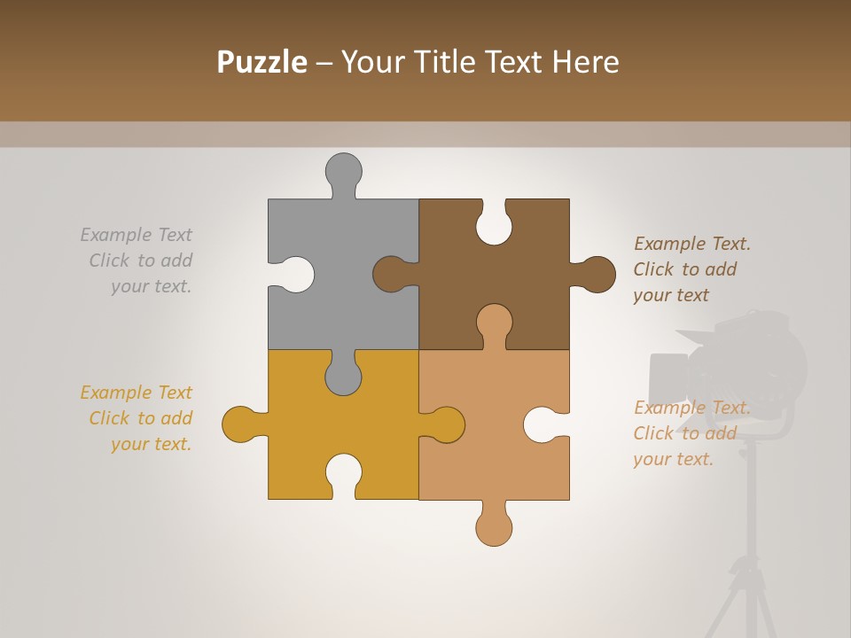 Award Movie Industry Illustration PowerPoint Template