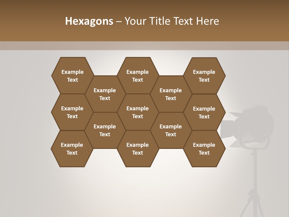 Award Movie Industry Illustration PowerPoint Template