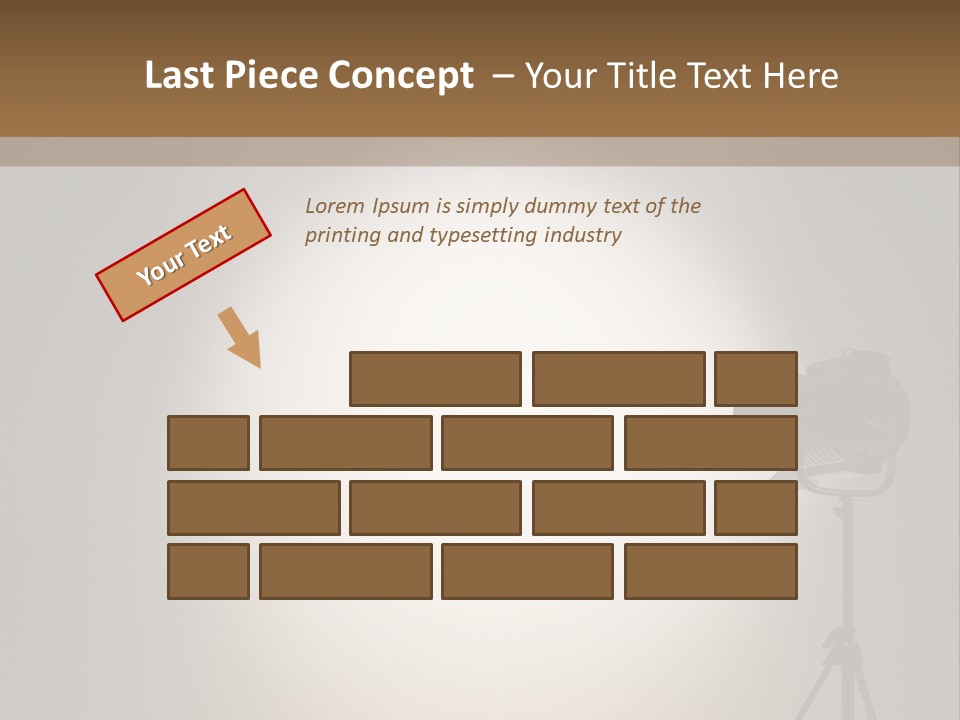 Award Movie Industry Illustration PowerPoint Template