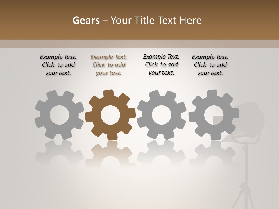 Award Movie Industry Illustration PowerPoint Template