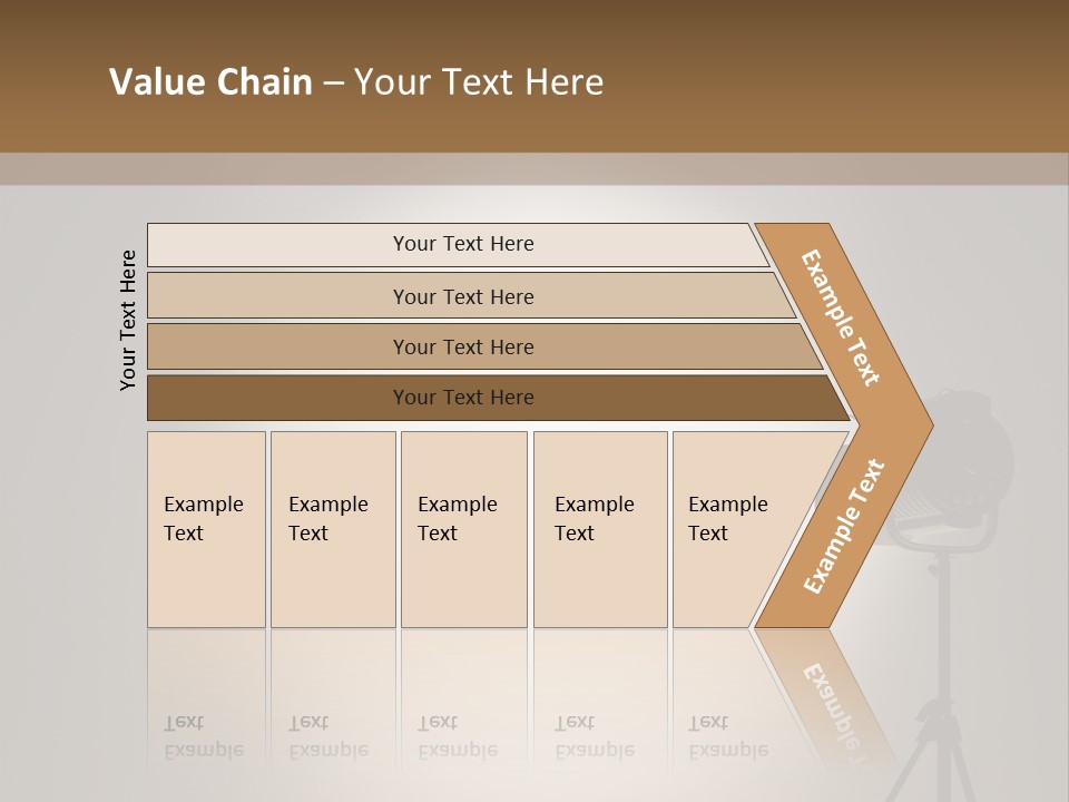 Award Movie Industry Illustration PowerPoint Template