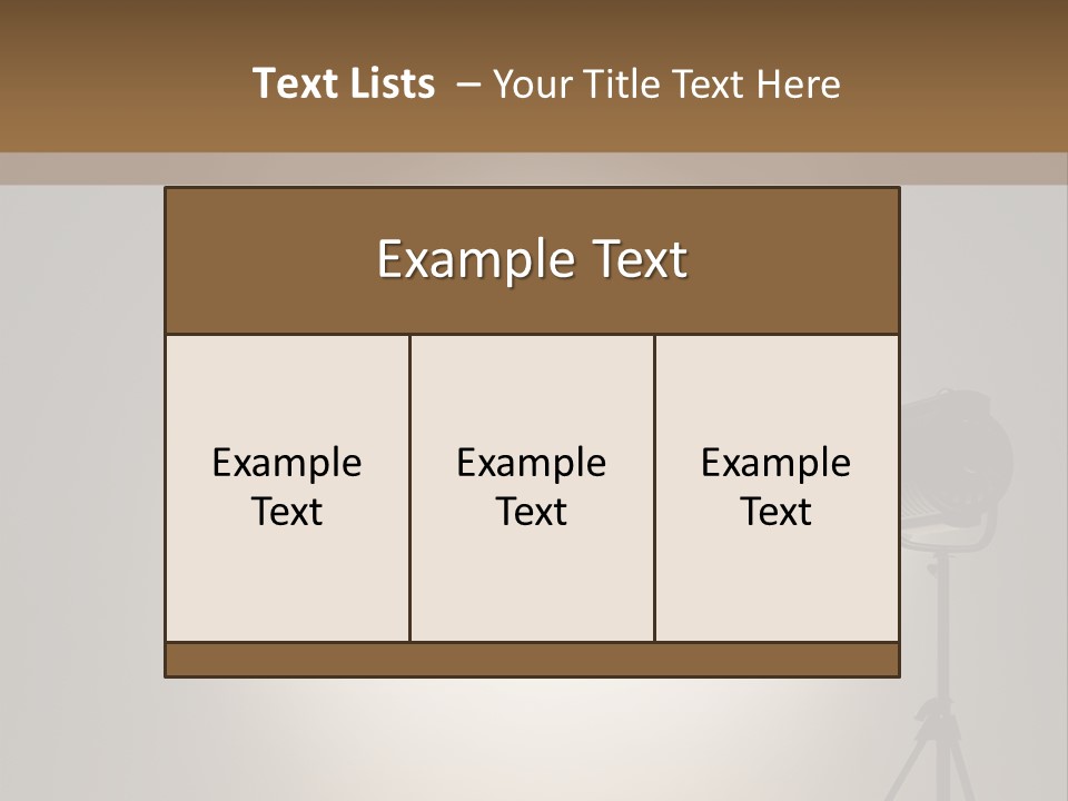 Award Movie Industry Illustration PowerPoint Template