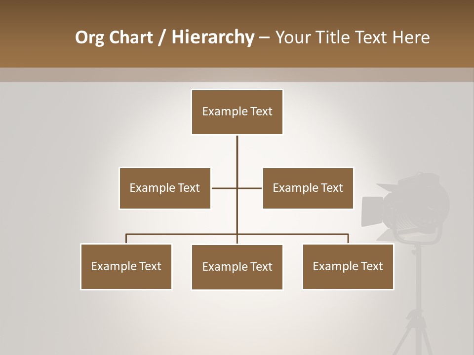 Award Movie Industry Illustration PowerPoint Template