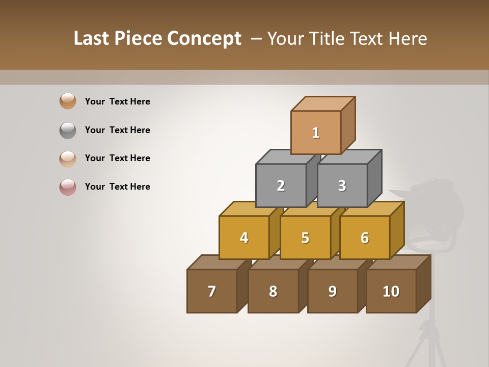 Award Movie Industry Illustration PowerPoint Template