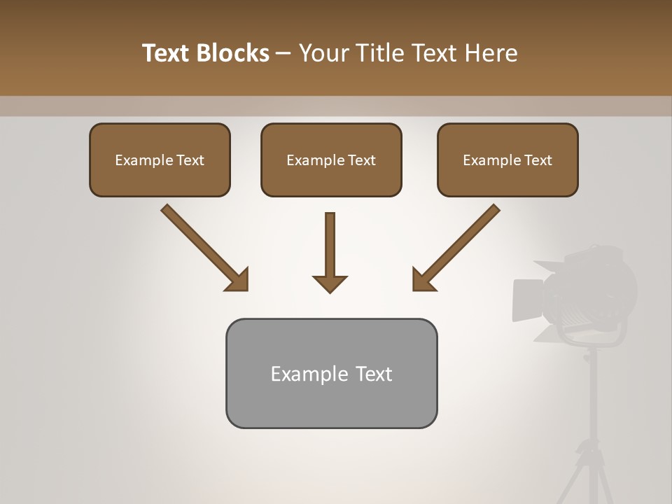 Award Movie Industry Illustration PowerPoint Template