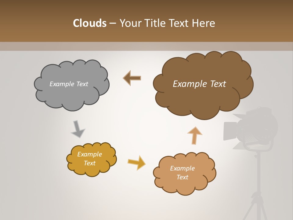 Award Movie Industry Illustration PowerPoint Template