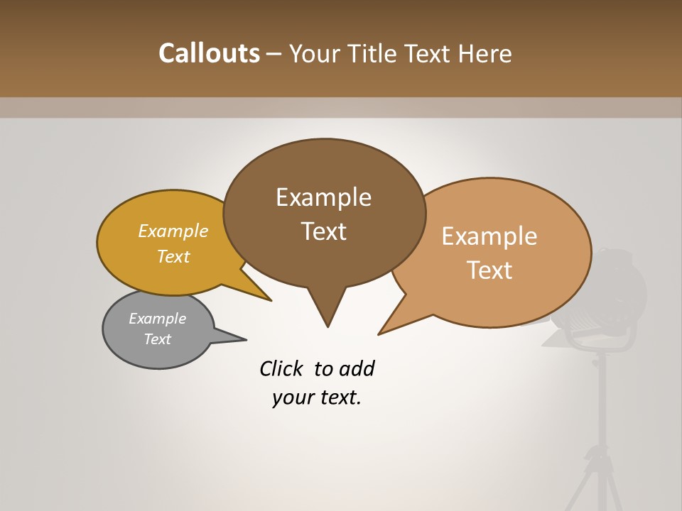 Award Movie Industry Illustration PowerPoint Template