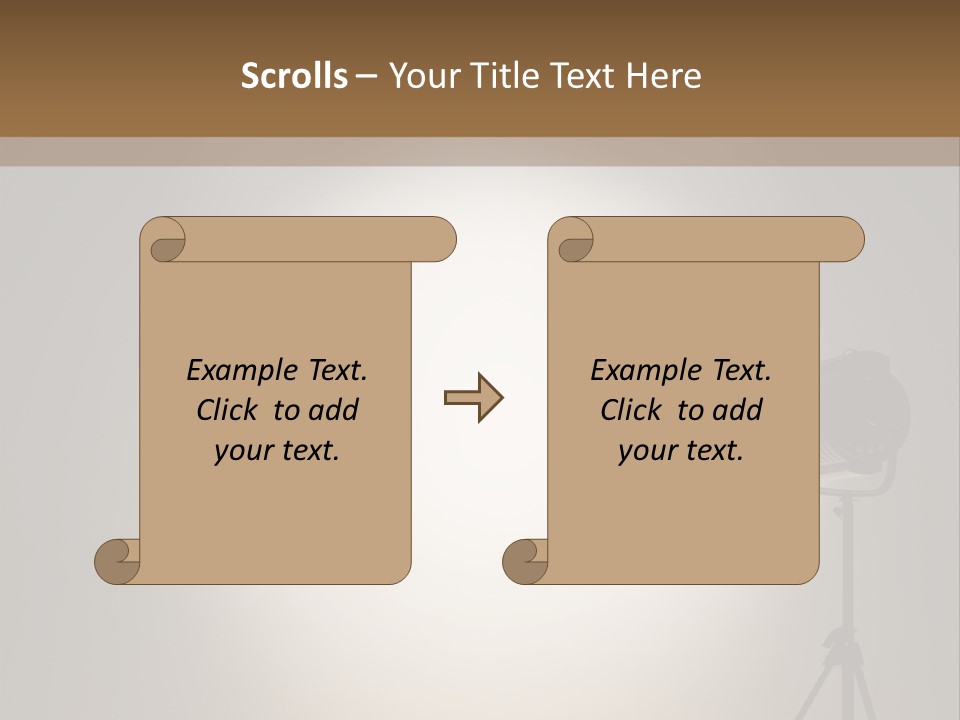 Award Movie Industry Illustration PowerPoint Template
