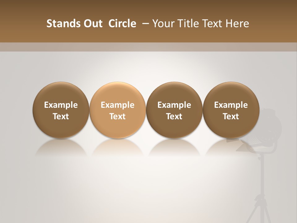 Award Movie Industry Illustration PowerPoint Template