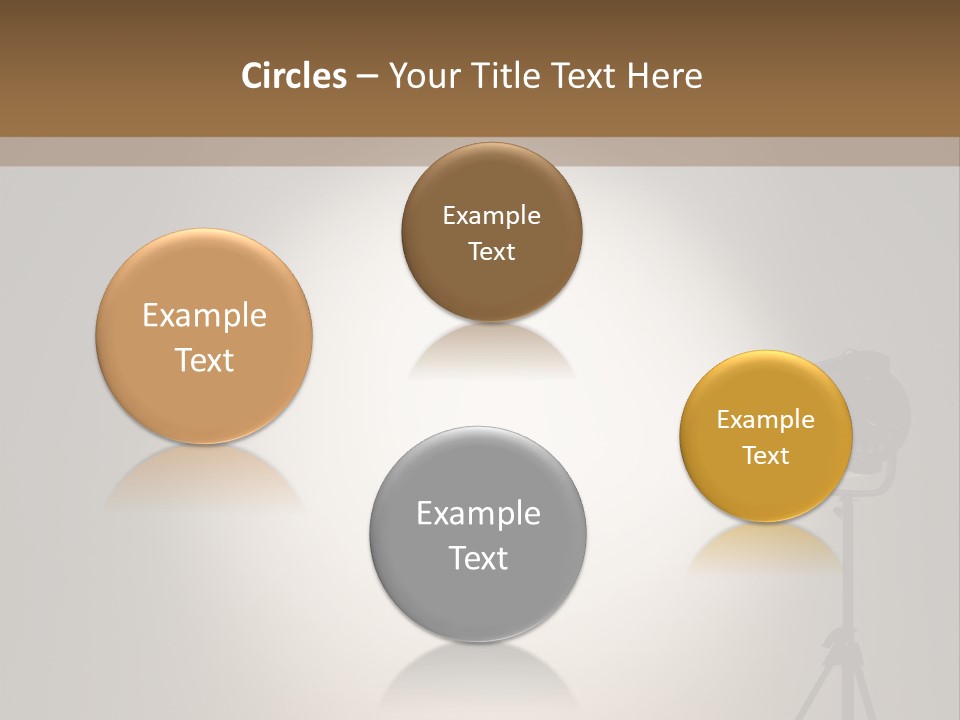 Award Movie Industry Illustration PowerPoint Template