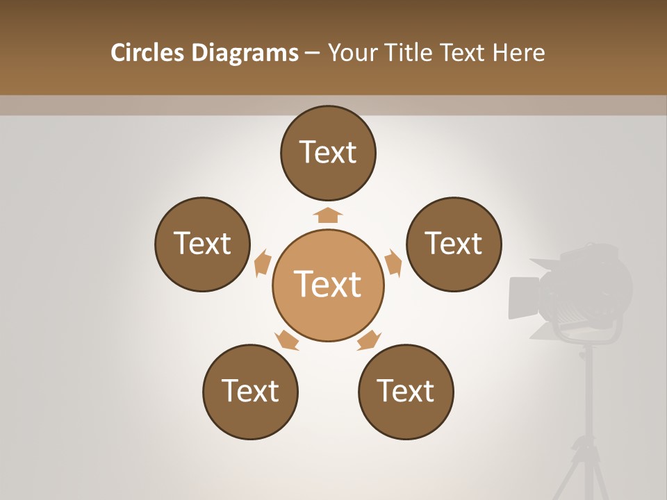 Award Movie Industry Illustration PowerPoint Template