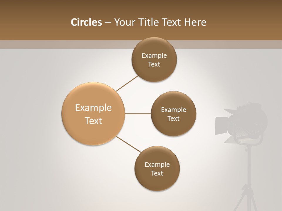 Award Movie Industry Illustration PowerPoint Template