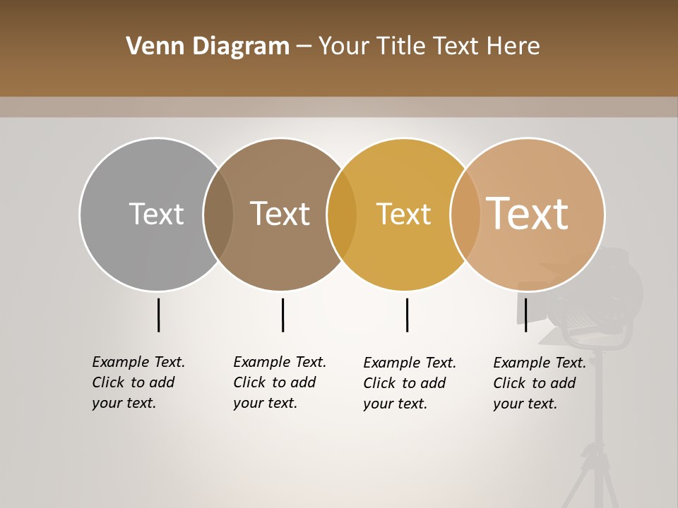 Award Movie Industry Illustration PowerPoint Template