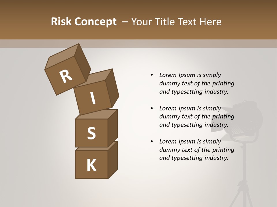 Award Movie Industry Illustration PowerPoint Template