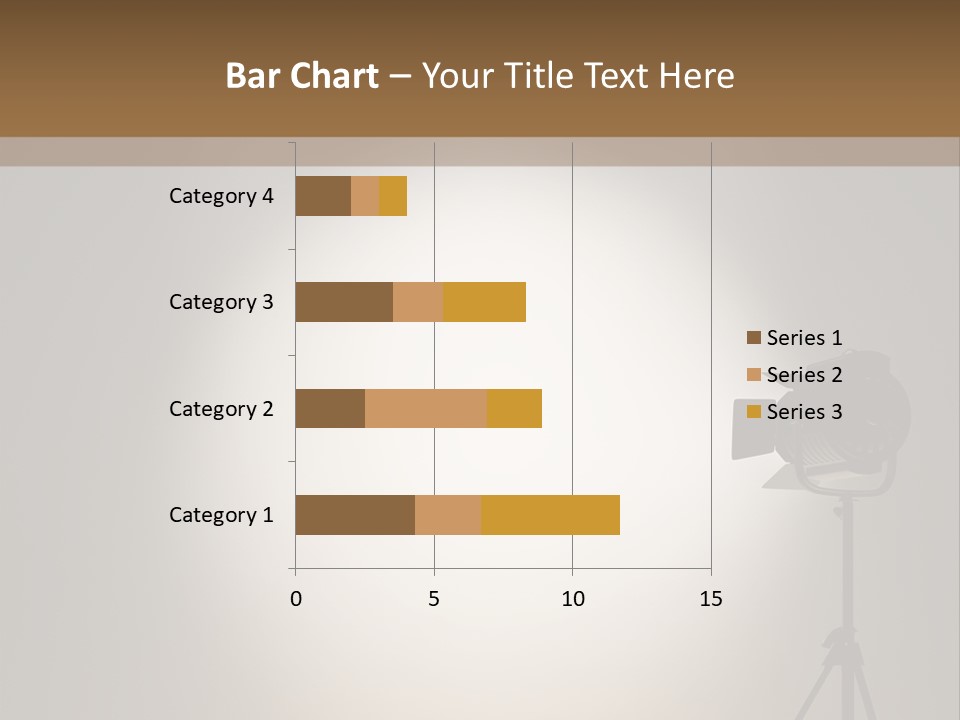 Award Movie Industry Illustration PowerPoint Template