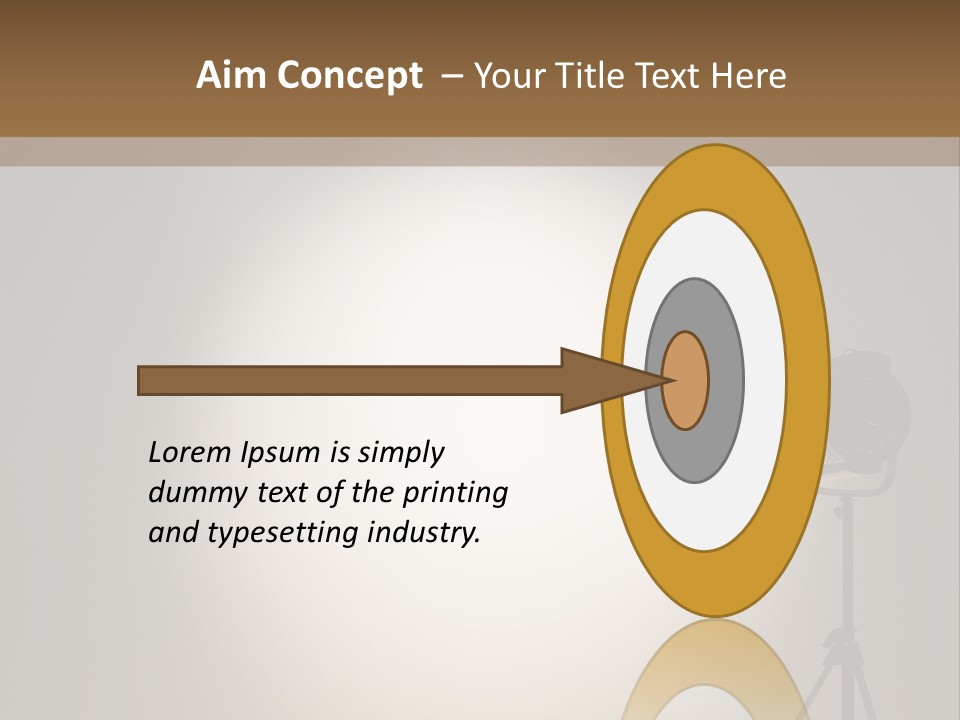 Award Movie Industry Illustration PowerPoint Template