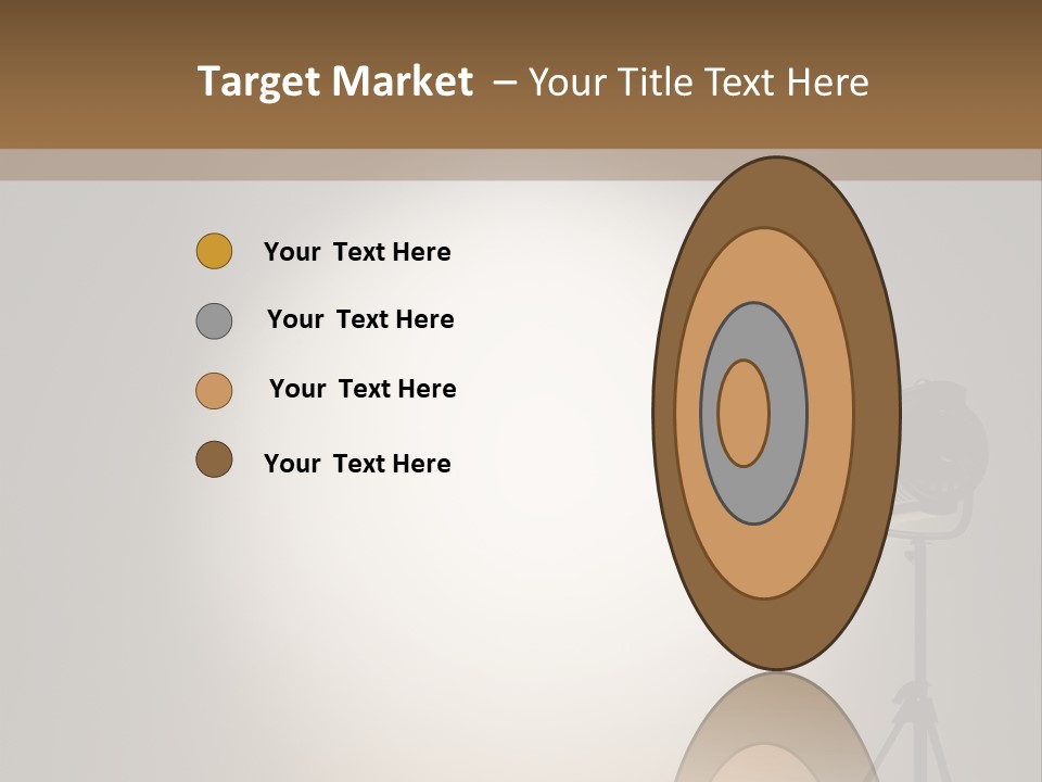 Award Movie Industry Illustration PowerPoint Template