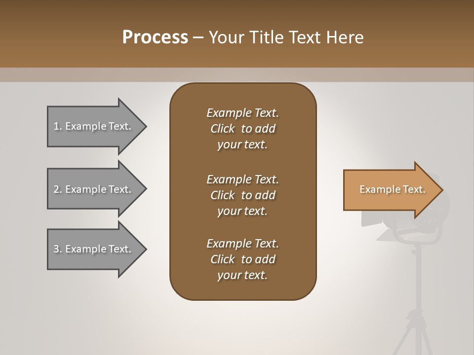 Award Movie Industry Illustration PowerPoint Template