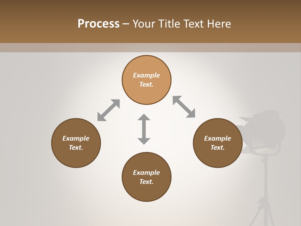 Award Movie Industry Illustration PowerPoint Template