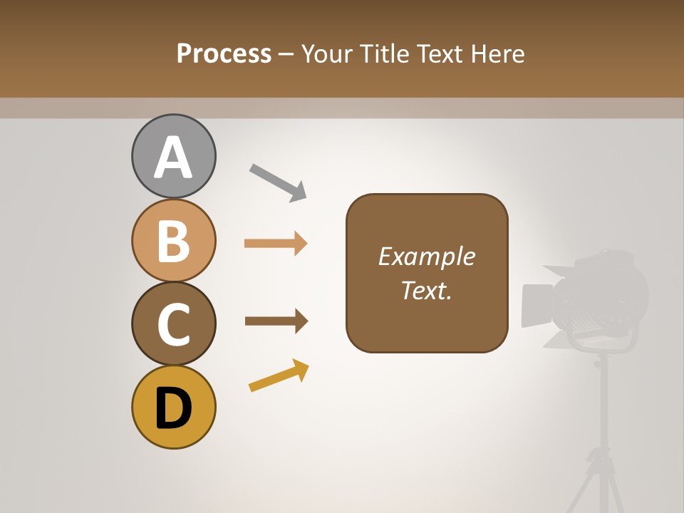 Award Movie Industry Illustration PowerPoint Template