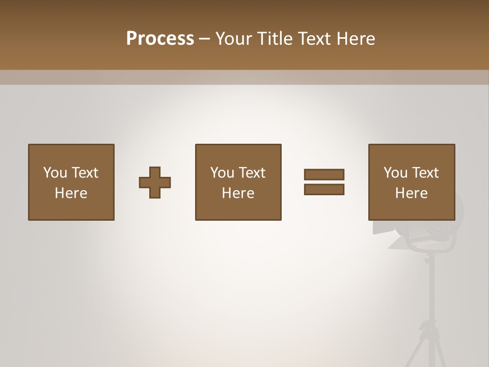 Award Movie Industry Illustration PowerPoint Template